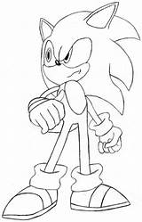 Sonic Super Coloring Pages sketch template