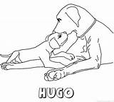 Hugo Hond Naam Kleurplaten sketch template