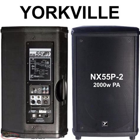 yorkville pa speakers nxp  series   sale reduced