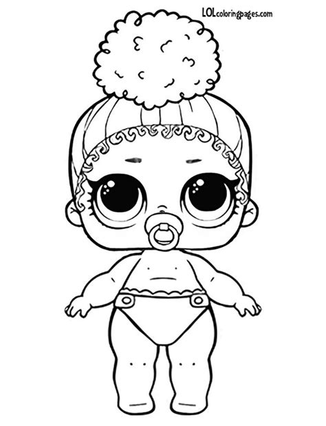 lolcoloringpagescom lil boss queen lol coloring page cartoon