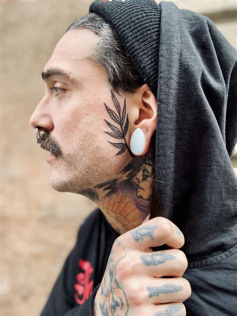 sideburn tattoo face tattoo edwar tiger facial tattoos head tattoos