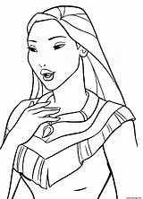 Pocahontas Coloriage Princesse Dessin Imprimer sketch template