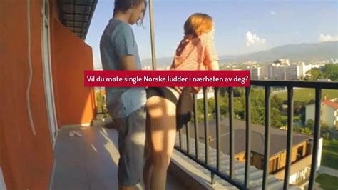 Norwegian Couple Balcony Sex Free Outdoor Hd Porn 3e