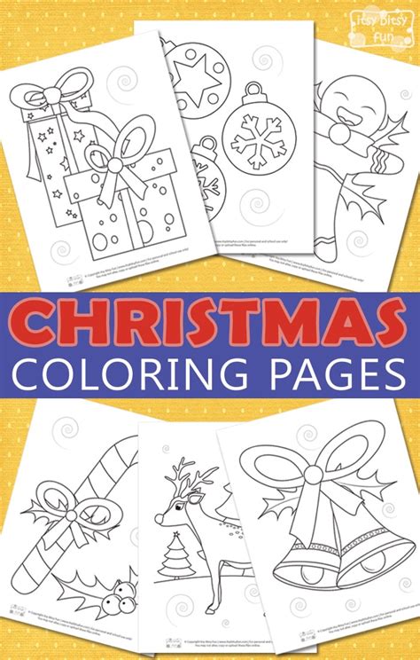 christmas coloring pages  kids itsy bitsy fun