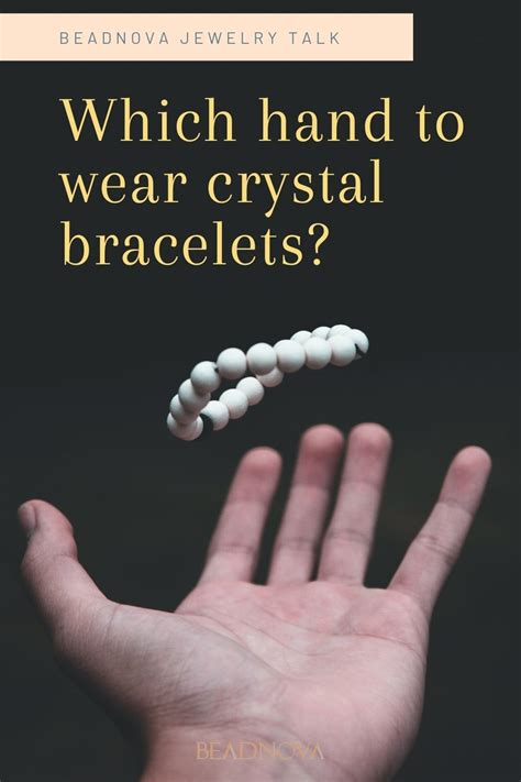 hand  wear crystal bracelet beadnova crystals healing