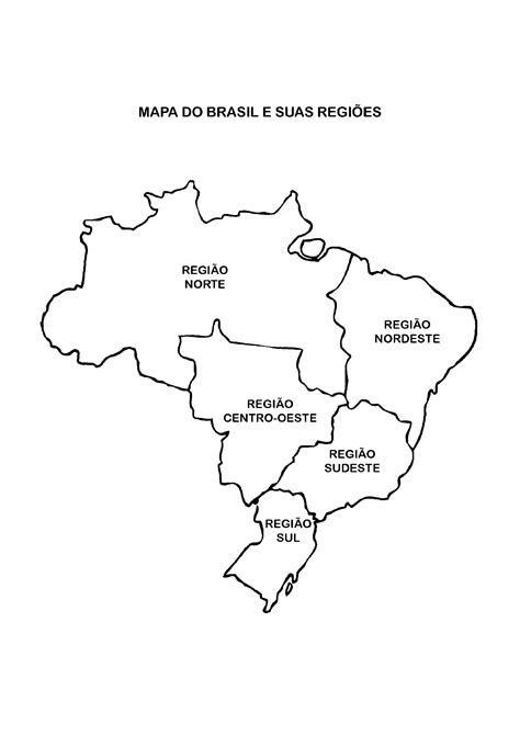 mapas para colorir brasil images
