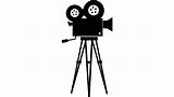 Camera Movie Film Clipart Clip Old Time Cartoon Icon Vintage Roll Fashioned Cliparts Cameras Reel Movies Animated Silhouette Player Library sketch template