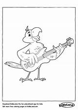 Kidloland Guitarist sketch template