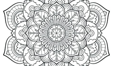 advanced mandala coloring pages  search