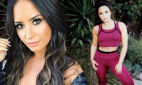demi lovato teases perky bust in instagram picture