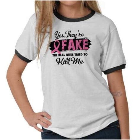 fake boobs real ones tried to kill me t womens graphic ringer t