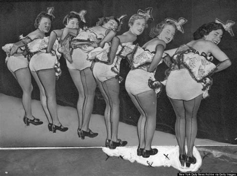 a brief but stunning visual history of burlesque in the 1950s huffpost