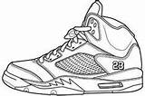 Jordan Jordans Retro Outlines Schuhe Getdrawings Getcolorings Coloringpagesfortoddlers Weddingshoes Gq sketch template