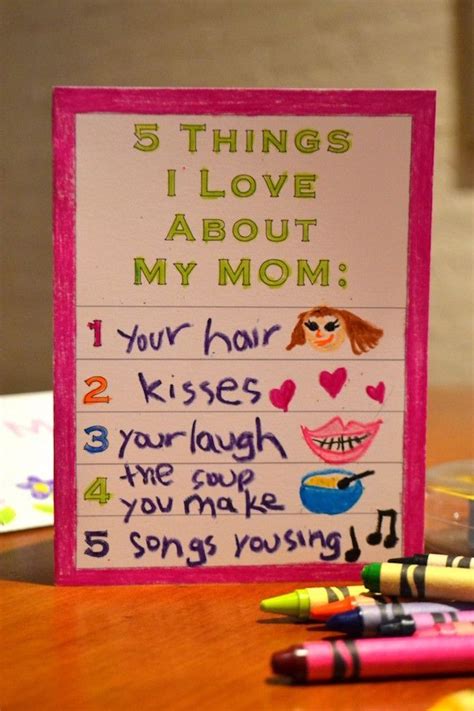 easy handmade mothers day cards  kids   mothers day