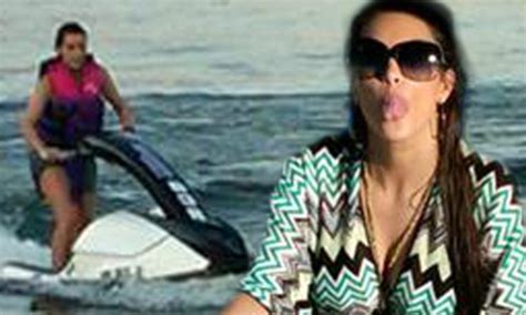 Kim Kardashian Takes To The Lake During Fourth Of July Weekend In