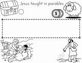 Parables Coloring Teacher sketch template