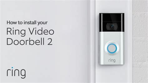 install ring video doorbell  connect  existing doorbell youtube