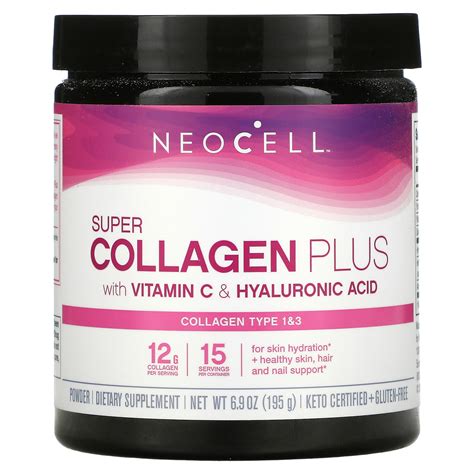 neocell super collagen   vitamin  hyaluronic acid  oz   iherb