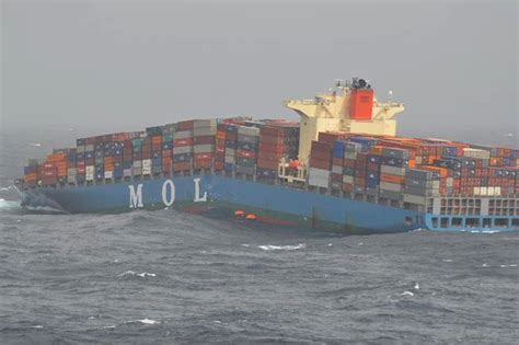 biggest disasters involving container ships