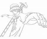 Law Trafalgar Coloring Pages Piece Skill Getcolorings sketch template