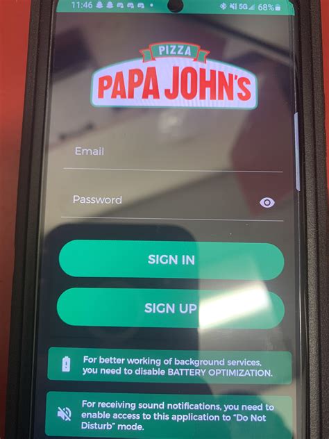Papa Johns Driver App R Papajohns