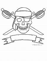 Coloring Skull Pages Pirate Coloringpagesabc Printable Template Crossbones Kids Cross Reading Jolly Roger Posted Swords Printables Pirates sketch template