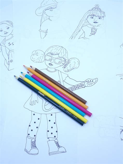 wellie wishers doll coloring pages  instant coloring etsy