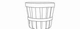 Basket Bushel Moreprintabletreats sketch template