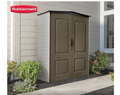 rubbermaid small vertical resin storage shed  shipped