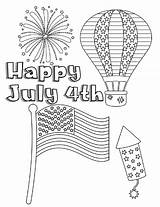 Coloring July Pages Fourth Printable 4th Printables Patriotic Kids Print Designs Pdf Page2 Simple Link Click sketch template