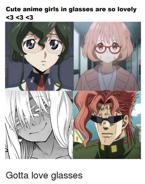 Manga Girl With Glasses Meme