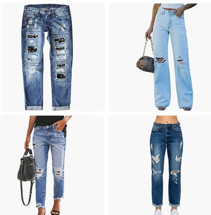 distressed jeans  meaning  denim jeans