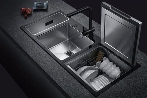 space saving sink features  top load dishwasher