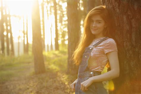 Wallpaper Jia Lissa Vivthomas Women Outdoors Forest Nature