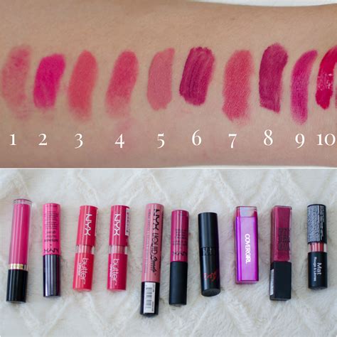 top 10 best pink drugstore lipsticks by lauren m