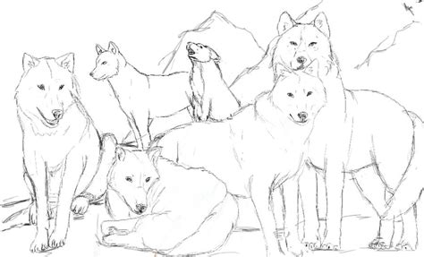 effortfulg wolf pack coloring pages