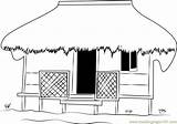 Cottages Coloringpages101 sketch template