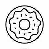 Donut Doughnut Arnie Donuts Unicorn Coloringhome sketch template