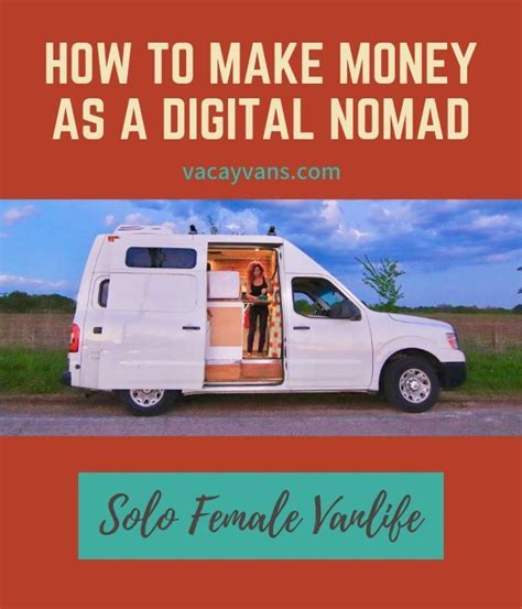 how to make remote work income as digital nomad vanlife