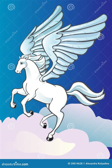 Pegasus Stock Vector Illustration Of Majestic Myth 20014628