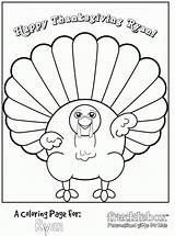 Coloring Turkey Thanksgiving Truthahn Coloringhome sketch template