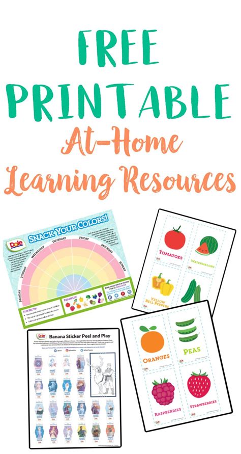 grab    home printable learning resources  dole