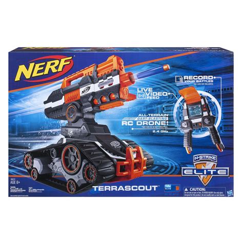 nerf  strike elite terrascout rc drone blaster review kids toys news