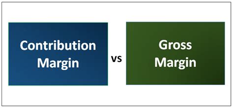 contribution margin  gross margin   difference  infographics