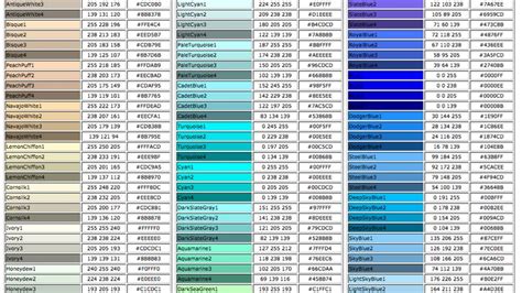 color   color names color chart color schemes