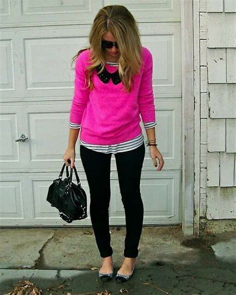 lindo suéter rosa outfit casual moda fashion hot pink sweater y style