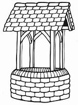 Wishing Well Clipart Drawing Cliparts Crafts Getdrawings Clipground sketch template