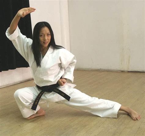 Female Martial Artist In Action