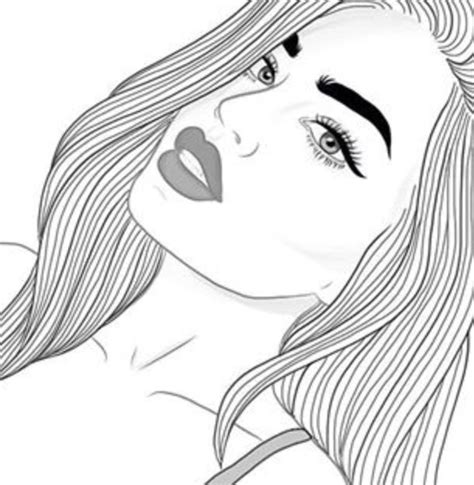 34 Best Outlines Images On Pinterest Girl Drawings Outline Art And