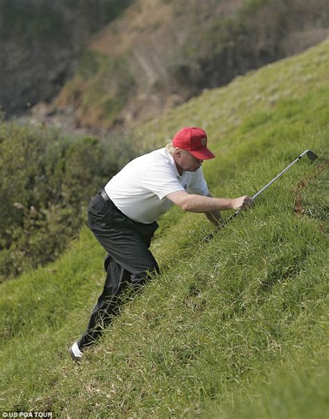 donald trump climbing  golf green  photoshop challenge daily mail